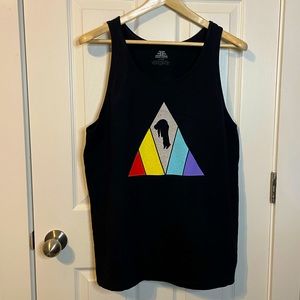 Imagine Dragons black Evolve graphic tank sz L
